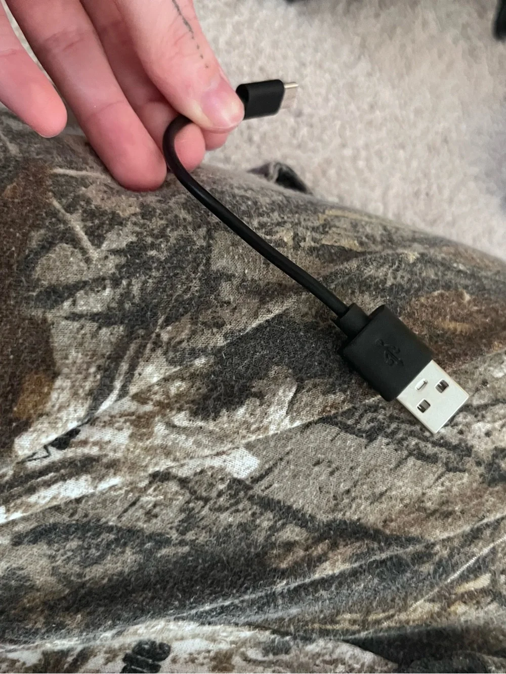 Black Micro-USB to USB Charging Cable - Universal